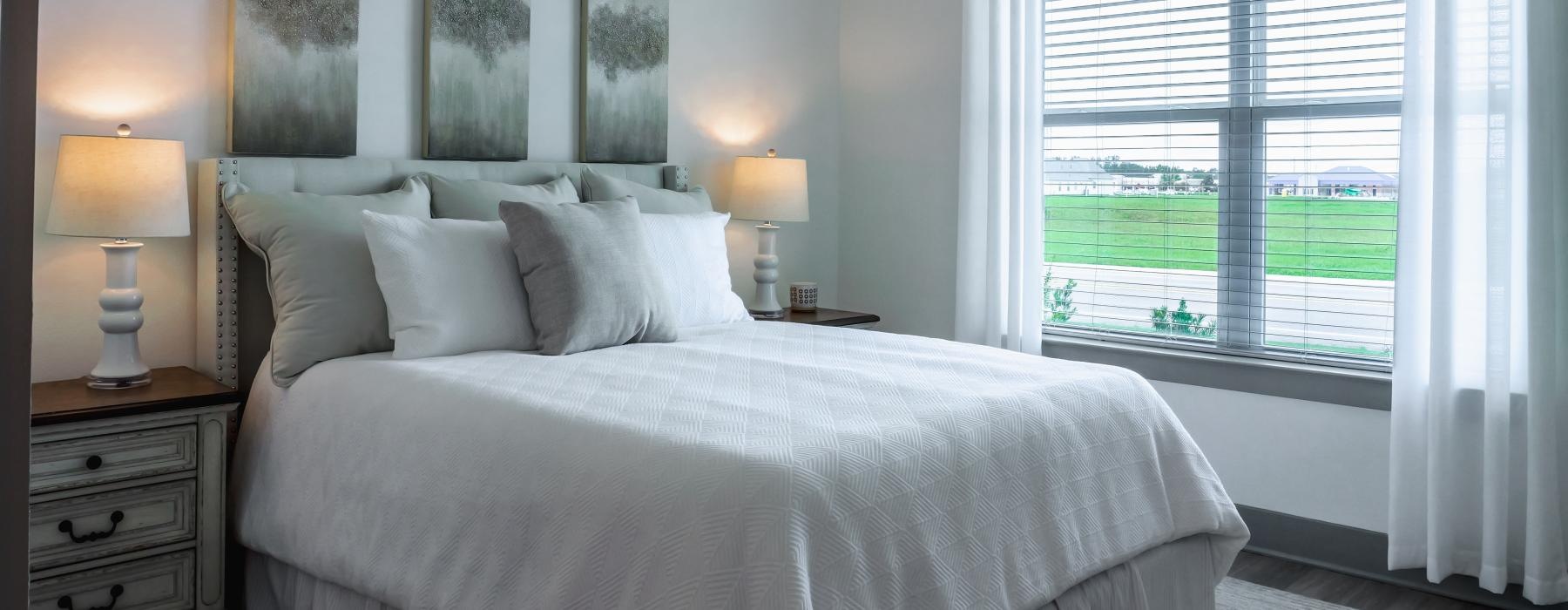 large window in bedroom